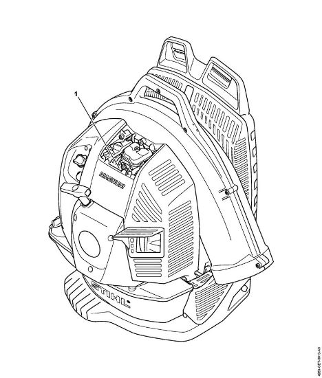 Sopladores (BG, BR) BR 800 C-E Níºmero de máquinaÂ  de la marca Stihl